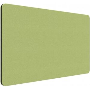 Lintex Separation de bureau acoustique en tissu Edge Table, Couleur Guppy YA301 - Vert, Taille L160 x H70 cm, Palete Noir