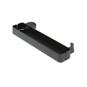 Narbutas Bac de rangement lateral haut pour table de projet Nova Wood Multipurpose - Hauteur 5 cm, Couleur Noir