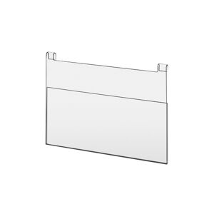Edimeta Porte-visuels pour grilles horizontal A5