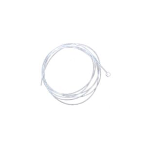Edimeta Lot 1 cable 300 cm nylon-perlon 2 mm + fixation pour rail alu laque blanc