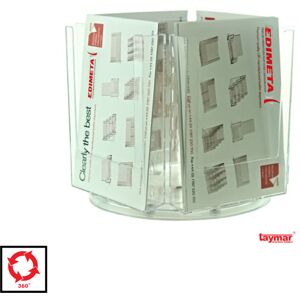 Edimeta Tourniquet porte-brochures Comptoir Taymar® 4 cases A5 Portrait