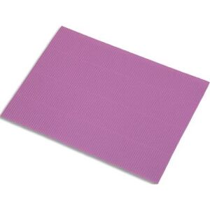 Lot de 5 feuilles de carton ondulé Fabriano 328g, dimensions 50 x 70 cm, coloris violet - Publicité