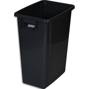Collecteur à déchets noir Probbax, capacité de 60L. Publicité