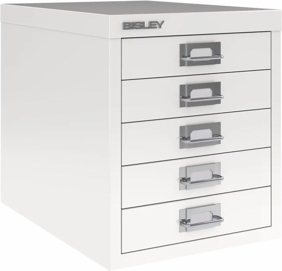 Organisateur de bureau Bisley Multidrawer - 5 tiroirs, A4, Couleur Regent