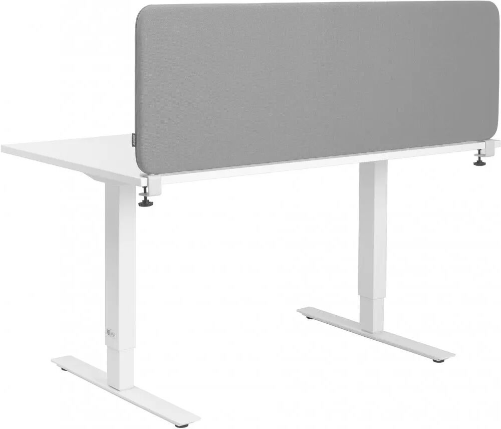 Abstracta Panneau acoustique Softline 30 - hauteur 45 cm, sans fixations, Taille B140 x H45 cm, Tissu Dox 52 - Gris moyen