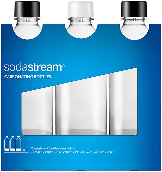 SODASTREAM KIT BOTTIGLIE  BOTT IN PASTICA TRI PACK