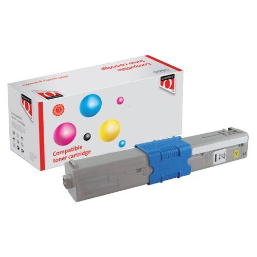 Toner quantore alternatief tbv oki 44469704 geel