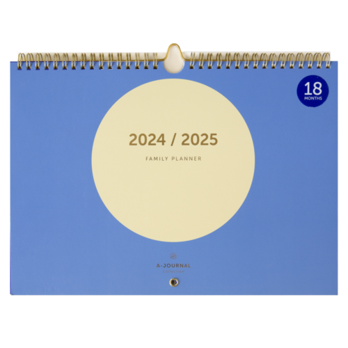 A-journal 18 maanden familieplanner 2024-2025, cirkel