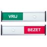 Posta Infobord vrij/bezet 125x30mm