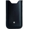 Montblanc meisterstück leather smartphone holder, formaat 7,3 x 13 cm., kleur zwart