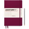 Leuchtturm1917 leuchtturm 1917 notitieboek, hardcover, composition (b5), dotted, port rood