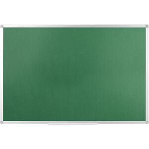 Q-Connect Aluminium Frame Felt Noticeboard With Fixing Kit 1200x900mm Green 54034204