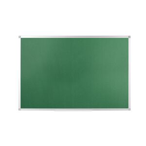 Q-Connect Aluminium Frame Felt Noticeboard With Fixing Kit 1800x1200mm Green 54034205