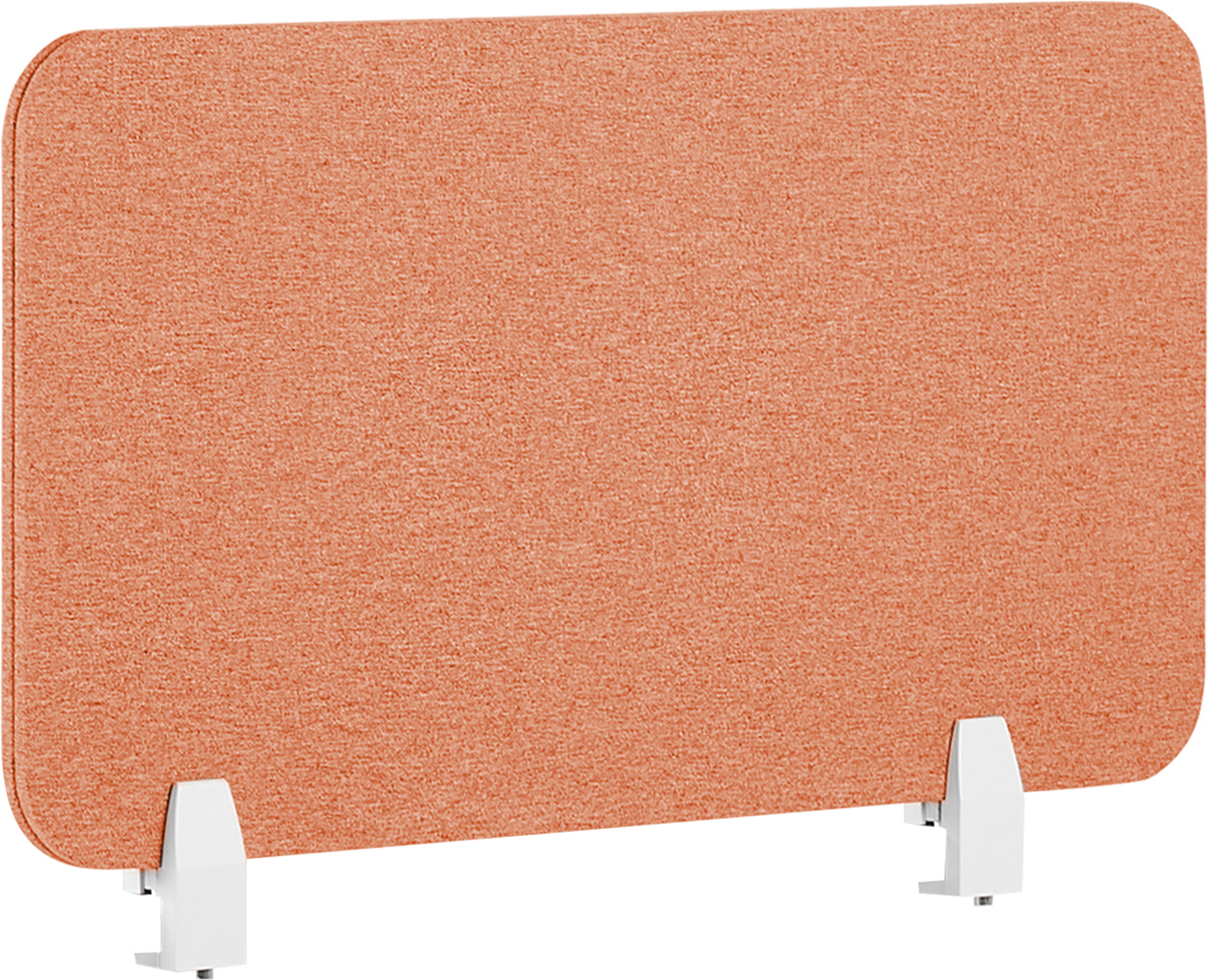 Beliani Desk Screen Light Red PET Board Fabric Cover 80 x 40 cm Acoustic Screen Modular Mounting Clamps Home Office Material:Polyester Size:2x40x80