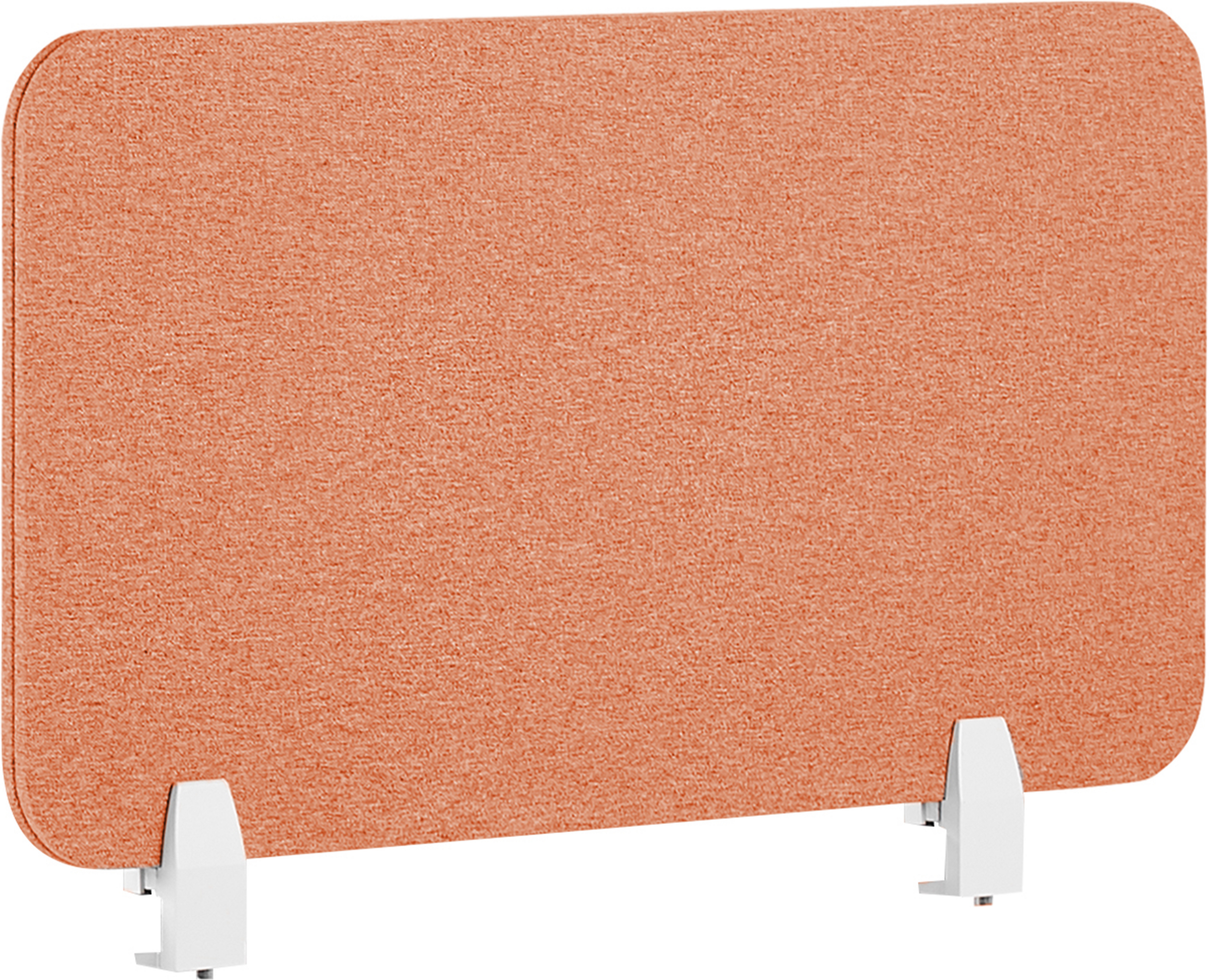 Beliani Desk Screen Light Red PET Board Fabric Cover 72 x 40 cm Acoustic Screen Modular Mounting Clamps Home Office Material:Polyester Size:2x40x72