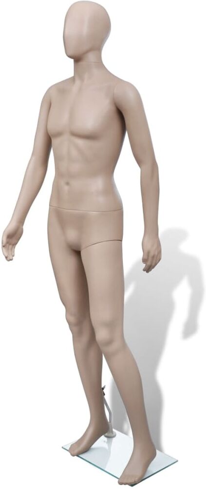 vidaXL Mannequin de vitrine Homme Tête ronde