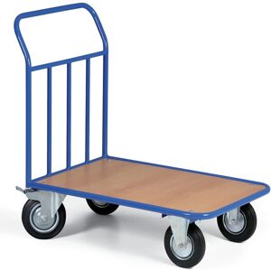 B2B Partner Plattformwagen mit verstrebtem Handgriff, Ladefläche 970x660 mm, 300 kg