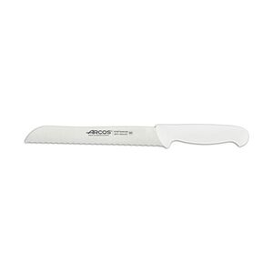 Arcos Serie 2900 - Brotmesser - Klinge Nitrum Edelstahl 200 mm - HandGriff Polypropylen Farbe Weiße