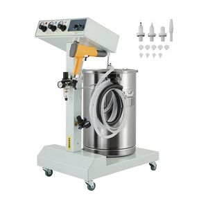 VEVOR Farbspritzgerät Pulverpistole 45 L Pulverbeschichtungsmaschine 4 m Pulverbeschichtung Farbe 40 W Pulverbeschichtung Spritzpistole mit