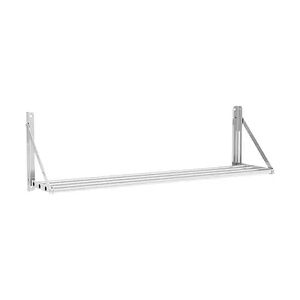 Royal Catering Wandbord - klappbar - Stangendesign - 120 x 30 cm - 40 kg - Edelstahl