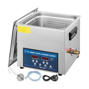 VEVOR Ultraschallreiniger 10L, Ultraschall Reinigungsgerät 260W , Zweifrequenz-Ultraschallreiniger, Schmuckreiniger Ultraschall Ultraschallreiniger Ultraschallreinigungsgerät Brille mit LED-Bildschirm