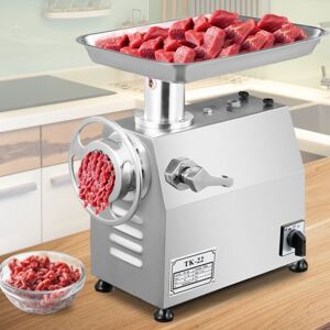 VEVOR Fleischwolf Elektrisch 850 W Hackfleisch Maschine 180 U / min Fleischwolf 250 kg / h Produktkapazität Wurstfüller Edelstahl Fleischwolf