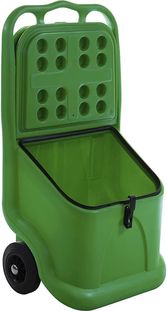 eurokraft basic Carro universal, ideal para graneles, contenido 75 l, verde