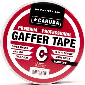 CARUBA Gaffer 7 Metres X 2.4cm Noir