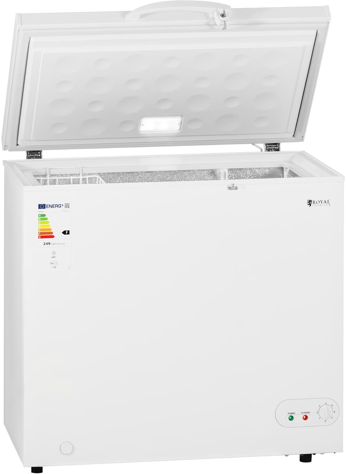 Royal Catering Chest Freezer - 197 L - Royal Catering - F