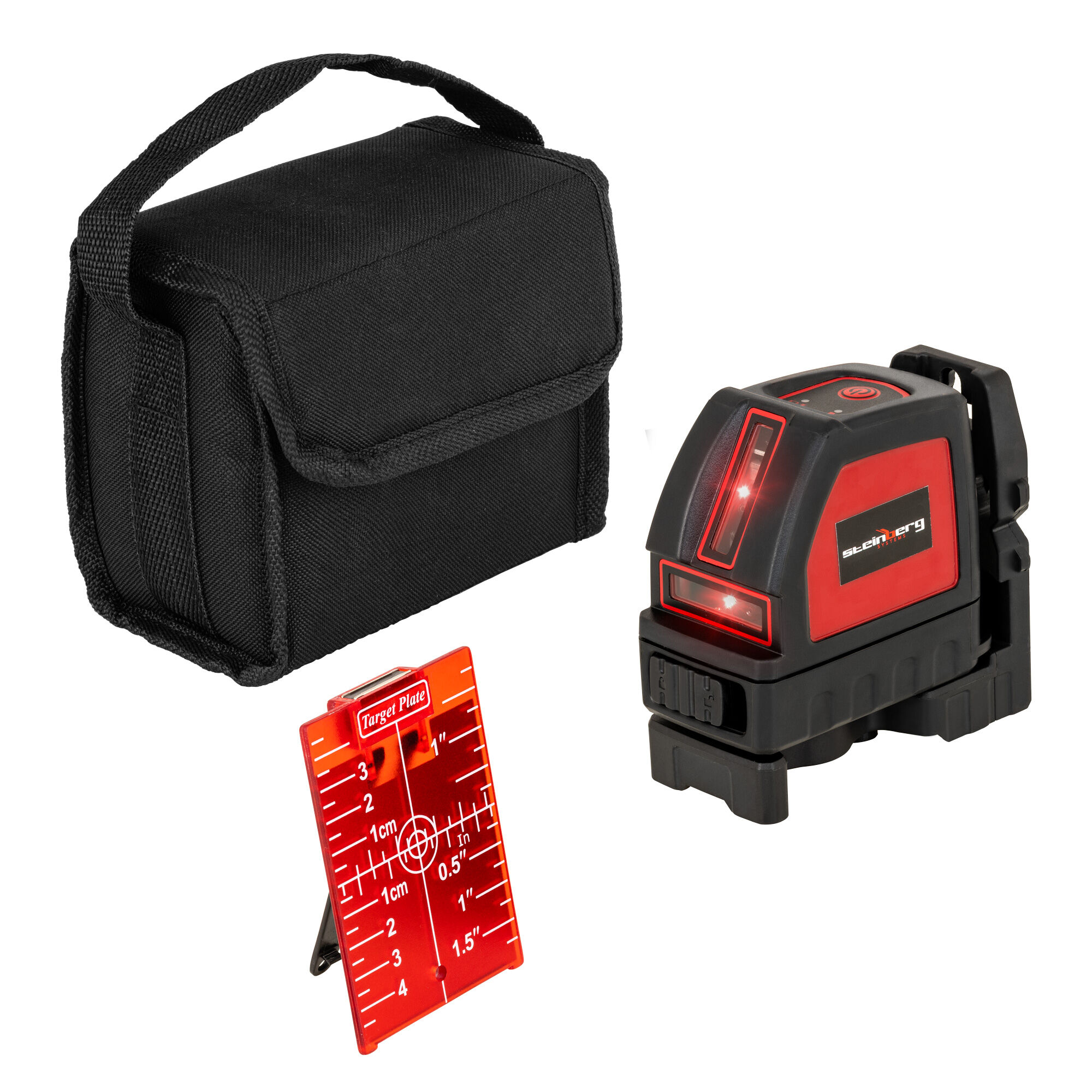Steinberg Rotary Laser Level with Magnetic Holder and Bag - 40 m