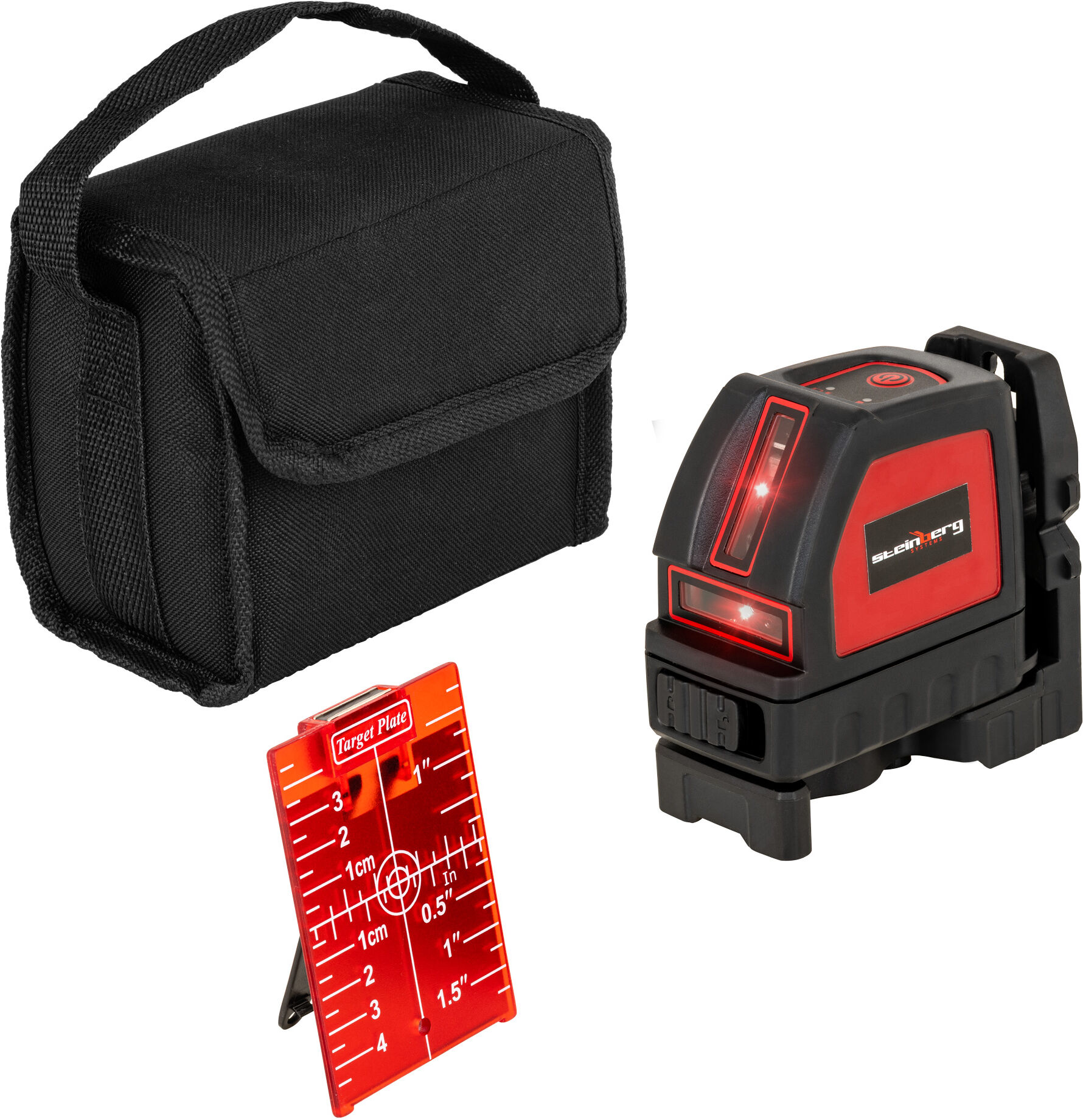 Steinberg Rotary Laser Level with Magnetic Holder and Bag - 40 m