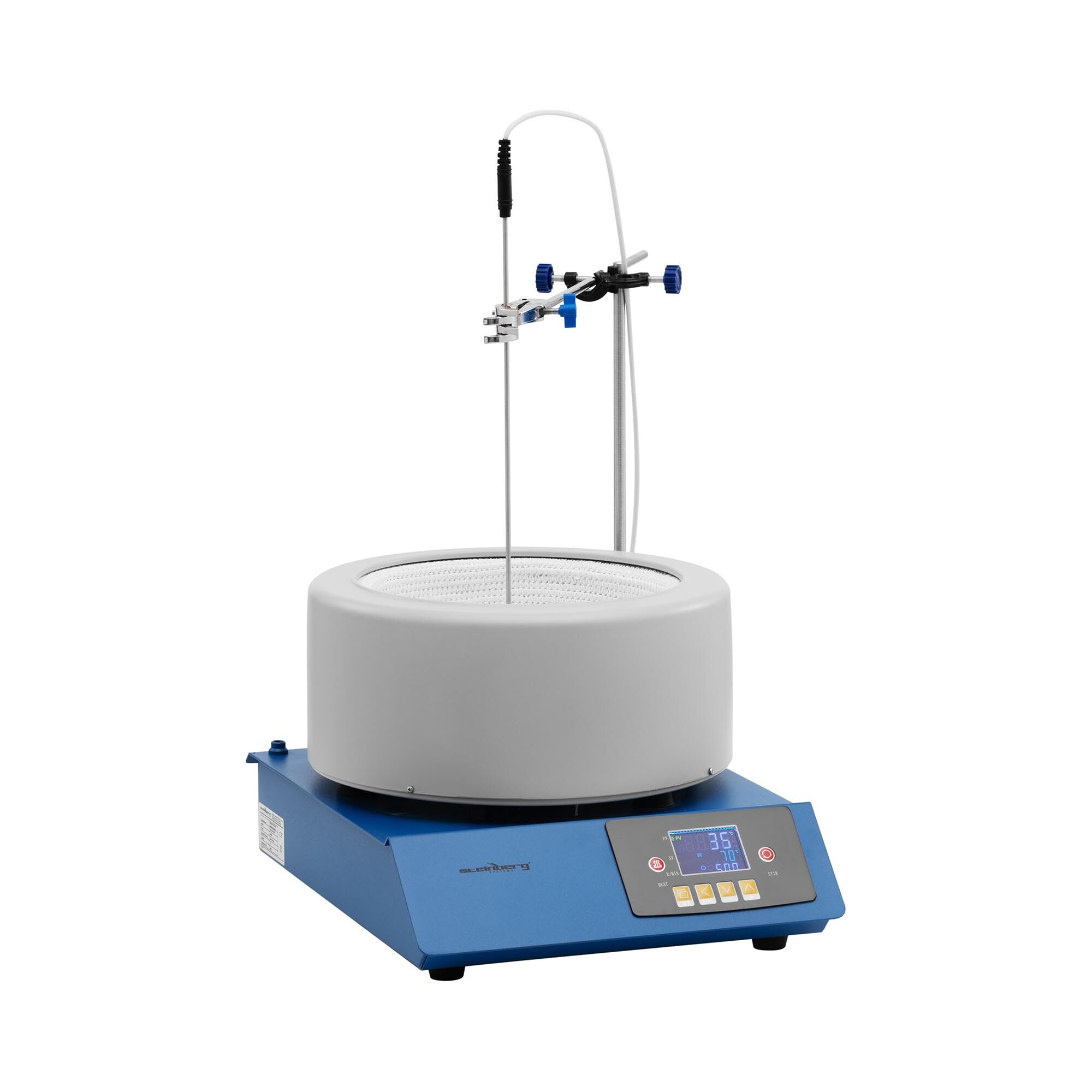 Steinberg Magnetic Stirrer with Heating Mantle - round bottom flask - 5 L