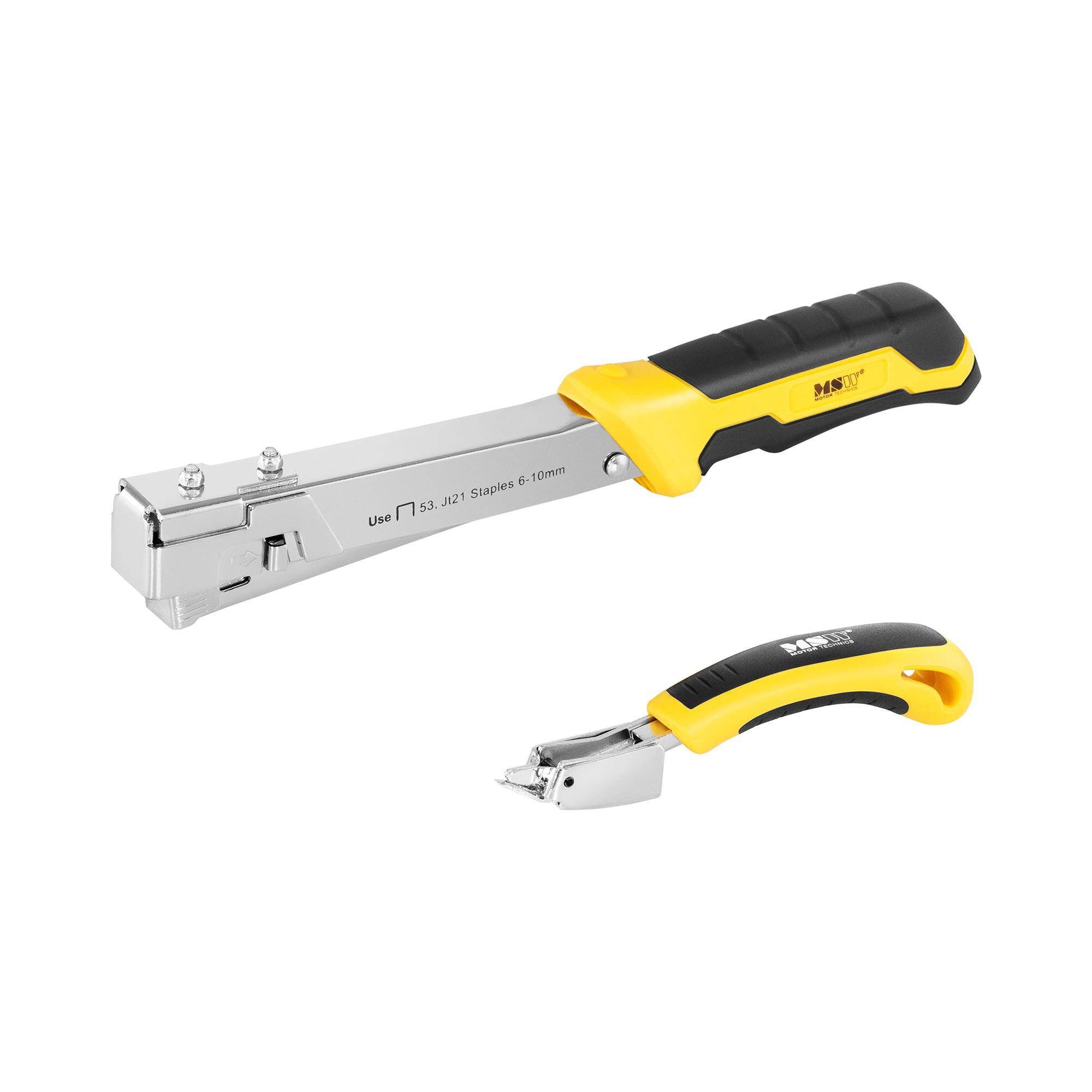 MSW Hammer Tacker - staple pliers - staples 6 - 10 mm