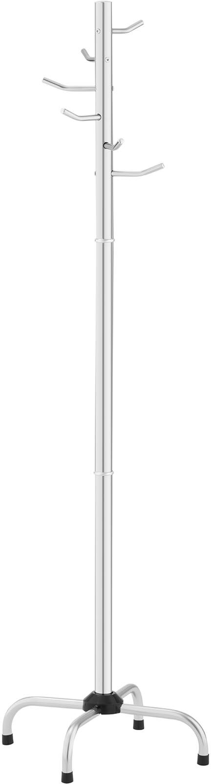 Fromm & Starck Coat Stand - 6 pegs - chrome-plated - four feet