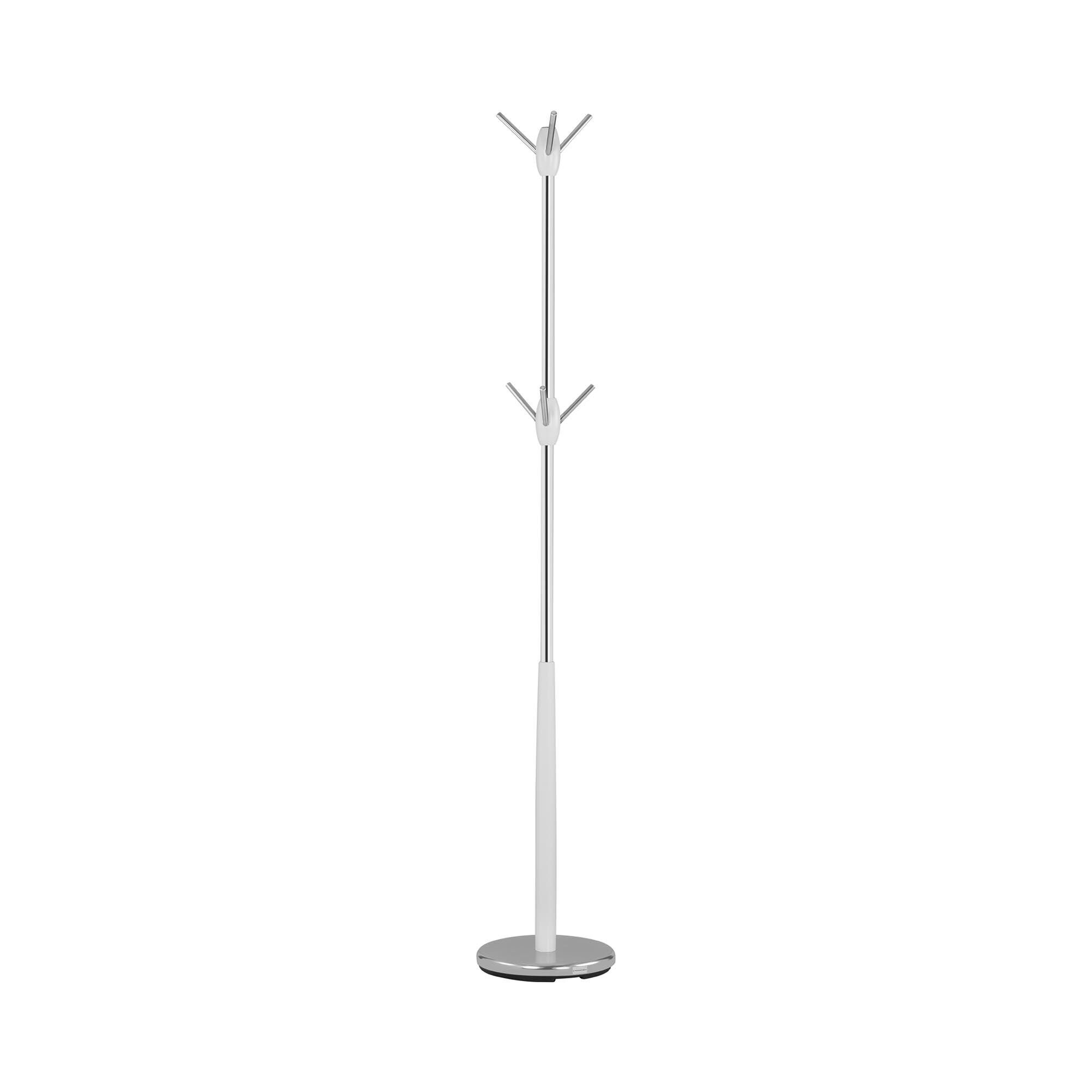 Fromm & Starck Coat Stand - 6 pegs - chrome-plated - round base
