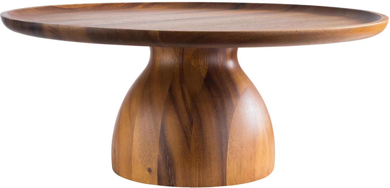 APS Cake Plate - Oiled acacia wood - diameter: 38.5 cm - height: 16 cm