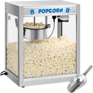 Royal Catering Macchina per popcorn di alta qualità con materiale in acciaio inossidabile e vetro temperato RCPS-1350