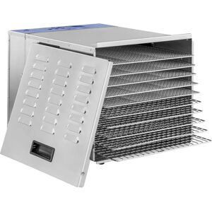 Royal Catering Essiccatore per alimenti - 1.000 W - 10 ripiani RCDA-1000/10S