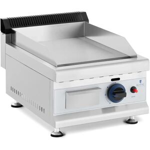 Royal Catering Grill a gas - 35 x 40 cm - Liscio - 3.000 W - Propano / butano - 0,05 bar RC-GG35050