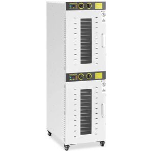 Royal Catering Essiccatore per alimenti - 3.150 W -  - 32 piani - 2 camere RCDA-220S