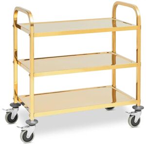 royal catering carrello di servizio - 3 ripiani -  - fino a 240 kg - ripiani: 79,5 x 44,5 cm rcsw 2.2g