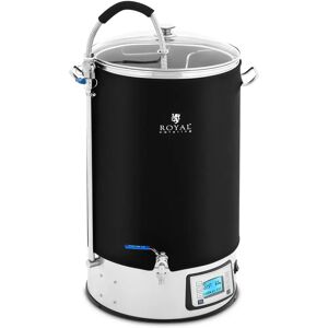 Royal Catering Fermentatore per birra con isolamento - 60 L - 3000 W - 10 - 100 °C - Acciaio inox - Schermo LCD - TImer RCBM-60IN