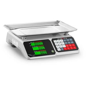 Steinberg Bilancia da banco di controllo - 30 kg / 1 g - 34,1 x 24,1 cm - LCD SBS-PW-301CB