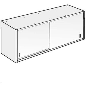 ACA Sistemi Pensile Inox AISI 304 1 Ripiano L 150 x P 40 x H 60 cm