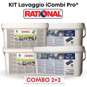 Rational Combo Pastiglie Detergente Verdi e Blu per iCombi Pro® e iCombi Classic® Combo Risparmio composto da 2 Verdi e 2 Blu