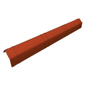 ONDULINE Scossalina di giunzione Onduvilla  in cellulosa colore rosso Dimensioni L 106cm x P 10 cm x sp. 3 mm