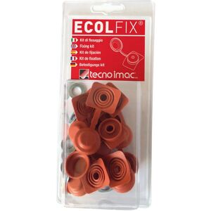 TECNOIMAC Rondella con guarnizione Ecolfix  colore terracotta Dimensioni L 6cm x P 27 cm x sp. 10 mm 10 pezzi