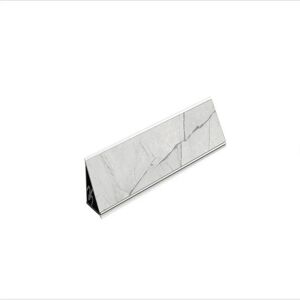 DELINIA Alzatina su misura Marmo Bianco truciolare bianco effetto marmo x H 4 cm spessore 40 mm