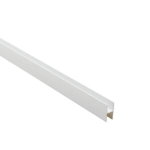 STANDERS Profilo a h  in pvc grezzo bianco opaco L1m L11xSp1xH22 mm