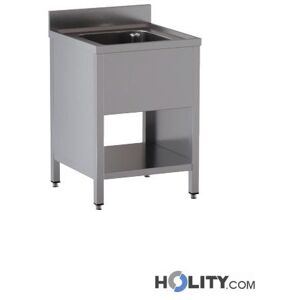 Lavatoio Inox 1 Vasca Lunghezza 60 Cm H357_53